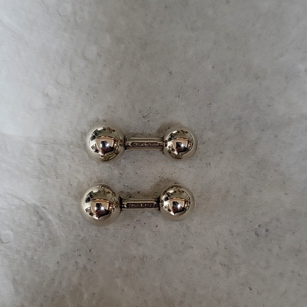 Tiffany sterling silver cufflinks